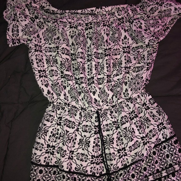Bebop Off the Shoulders Romper - Picture 1 of 2